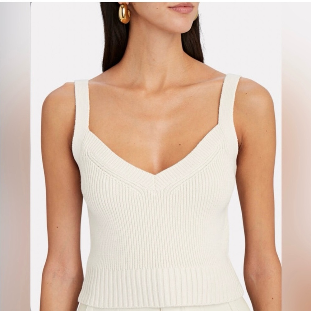 INTERMIX knit crop tank